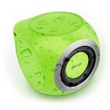 Mengo AquaCube Waterproof Speaker 3W Ultra Clear Sound Waterproof Portable Bluetooth 41 Speaker - Green - Retail Packaging