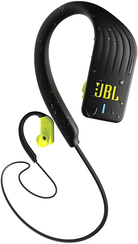 JBL SPRINT Endurance Waterproof Wireless In Ear Sports Headphones with Microphone – Magnetic Hook Designed for Stability and Easy TranSportation – in Yellow with Black