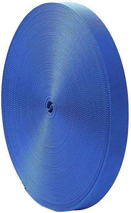 Nylon Webbing, 1Inch Heavy Duty Nylon Strap, Colored Flat Nylon Strapping Belt for Crafts, Dog Leash, Backpack, Outdoor Activities - by 10, 20, or 50 Yards