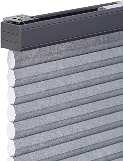 CHICOLOGY Cordless Cellular Shades Privacy Single Cell Window Blind, 38" W X 48" H, Morning Pebble (Privacy & Light Filtering)