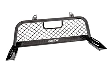 Dee Zee DZ95072RB Gloss Black Aluminum Mesh Cab Rack