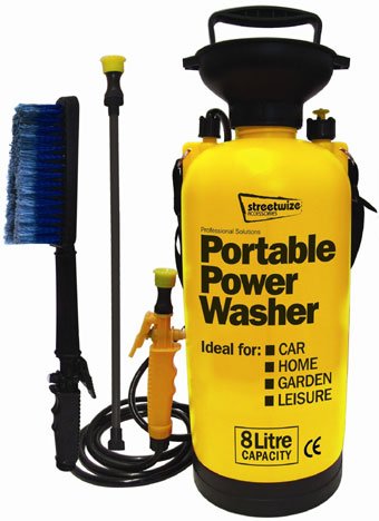 Streetwize SWPW Portable Power Pump Pressure Washer Car Jet Wash