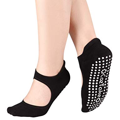 Yoga Socks for Women Non-Slip Socks with Grips for Pilates Barre Ballet Fitness