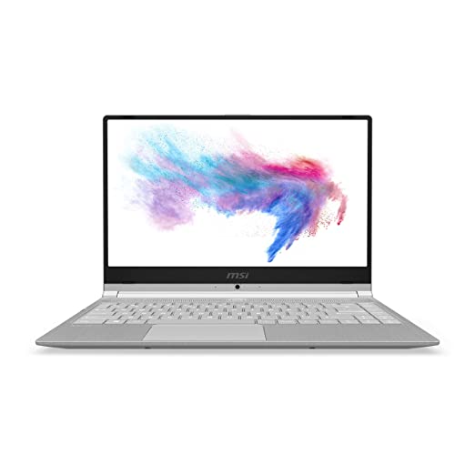 MSI Modern 14 A10RB-651IN Intel Core i7-10510U 10th Gen 14-inch Laptop(8GB/512GB NVMe SSD/Windows 10 Home/MX250, 2GB Graphics/Grey/1.19Kg )9S7-14B351-651