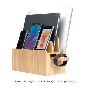 Apple Watch Stand Adapter for use with MobileVision Bamboo Charging Stations and Multi-Device Organizers