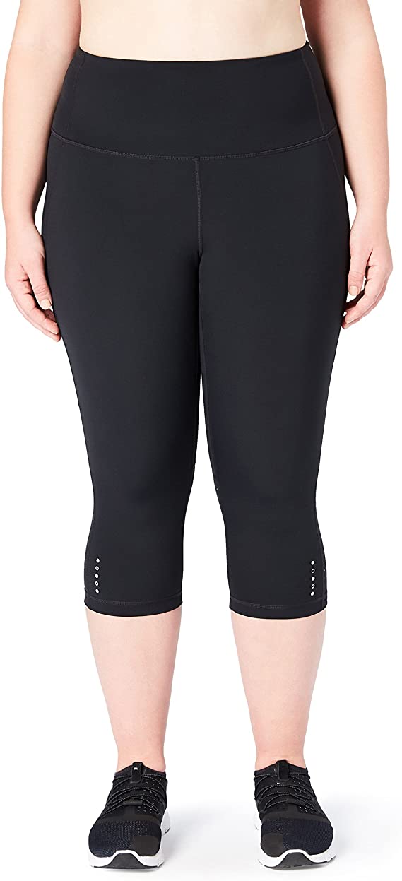 Amazon Brand - Core 10 Women's (XS-3X) 'Build Your Own' Flashflex Run Capri Legging - 21"