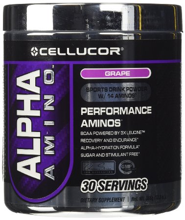 Cellucor Alpha Amino BCAA Powder Hydration Grape G3 Chrome Series 30 Count