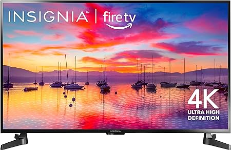 INSIGNIA 43-inch Class F30 Series LED 4K UHD Smart Fire TV with Alexa Voice Remote (NS-43F301NA25, 2024 Model)