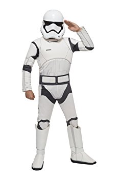 Star Wars VII: The Force Awakens Deluxe Child's Stormtrooper Costume and Mask, Medium