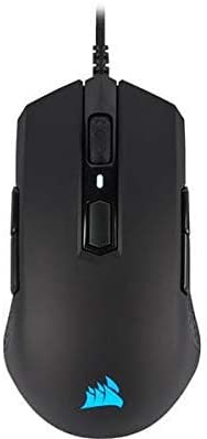 Corsair M55 RGB PRO Ambidextrous Multi-Grip Gaming Mouse, Black, Backlit RGB LED