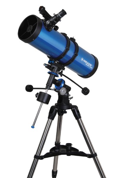 Meade Instruments 216006 Polaris 130 EQ Reflector Telescope (Blue)