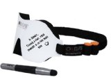 Total Eclipse - Instant Total Darkness - Whiteboard Sleep Mask with Adjustable Strap and Free Earplugs