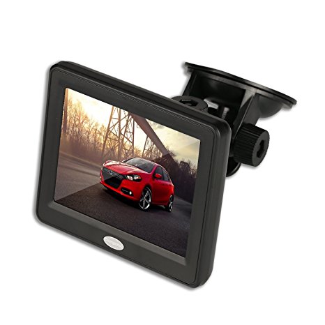 3.5'' Inch TFT LCD Car Color Rear View Monitor Screen for Parking Rear View Backup Camera With 2 Optional Bracket