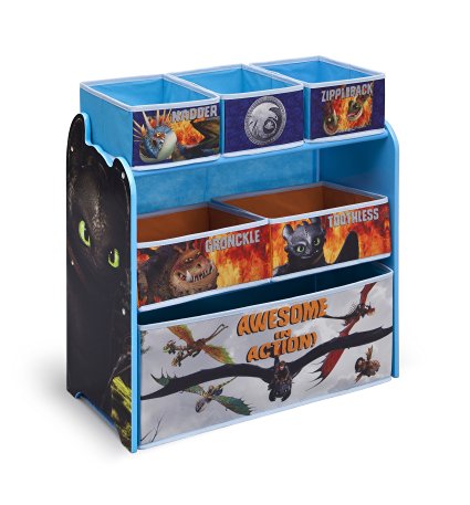 Delta Children Multi-Bin Toy Organizer, DreamWorks How to Train Your Dragon 2