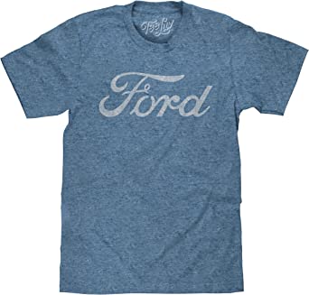 Tee Luv Men's Ford Script Car Logo Shirt