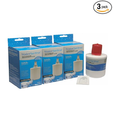 Water Sentinel WSS-1 Replacement Fridge Filter, 3-Pack