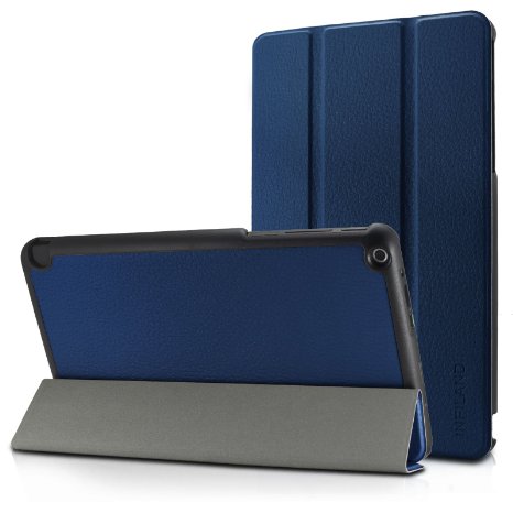 Infiland NVIDIA SHIELD Tablet K1 Case - Slim Shell Case Cover For 2015 Nvidia Shield K-1 8.0-Inch (Newest Version) / 2014 NVIDIA Shield 2 Tablet 8-Inch (with Auto Wake/Sleep Feature), Navy