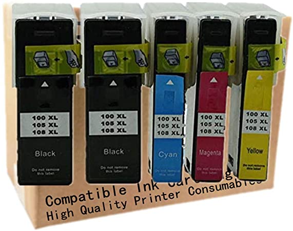 Replacement for Lexmark 100XL Ink Cartridge 100 105 108 XL 105XL 108XL 14N1068 14N1069 14N1070 14N1071 S301 302 305 S405 409 S505 S605 S308 S408 PRO205 209 705 707 709 805 901 Printer