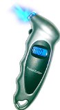 Travelsafer Digital Tire Pressure Gauge-Cars Trucks Motorcycles and Bicycles-4 Ranges Psi Bar Kgcm2 and Kpa Illuminated Nozzle Easy-to-read LCD Display Feel Safe and Secure on the Road