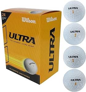 Wilson Ultra Lue 24 Golf Balls - White