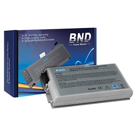 BND® High Performance [with Samsung Cells] Laptop Battery for Dell Latitude D500 D505 D510 D520 D530 D600 D610 PP05L PP11L D605 - [fits N/P 0R160 / 0X217 / 1X793 / 310-4482 / 310-5195 / 312-0063 / 312-0068 / 312-0191 / 312-0309 / 312-0408 / 315-0084 / 3R305 / 451-10132 / 451-10194 / 4M010 / 4P894 / 6Y270 / BAT1194 / C1295 / C2603 / G2053A01 / J2178 / U1544 / W1605 / YD165] - 24 Months Warranty [6-Cell 5200mAh/58Wh]