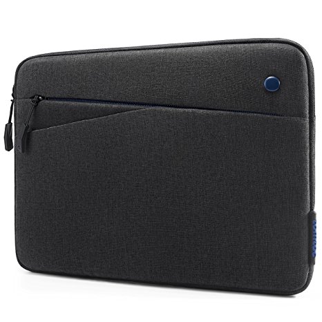 iPad Pro 10.5 Case, Tomtoc 10.5 Inch iPad Pro | 9.7 inch New iPad 2017 | iPad Pro | iPad Air 2 | Samsung Galaxy Tab Sleeve Protective Bag with Accessory Pockets, Apple Smart Keyboard Compatible, Black