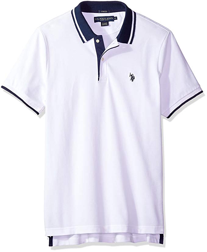 U.S. Polo Assn. Men's Short Sleeve Classic Fit Solid Pique Shirt