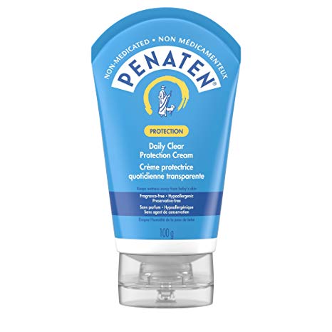Penaten Daily Protection Cream Against Diaper Rash, Non Medicated, Hypoallergenic, Vitamin E, 100g