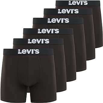 Levi's Mens Underwear 6 Pack Mens Boxer Briefs for Men Soft Stretch Microfiber