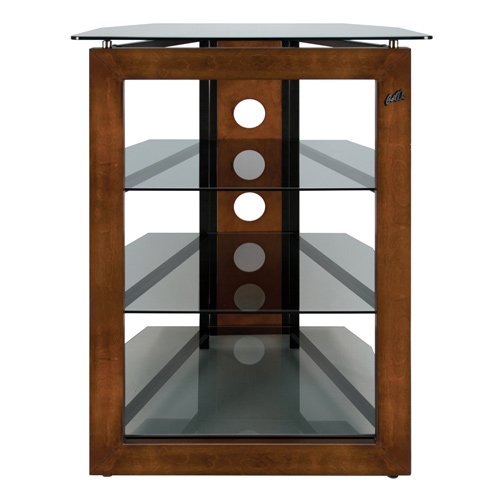 Bell'O AT306 Bello No Tools Audio/Video Tower Wood-Glass