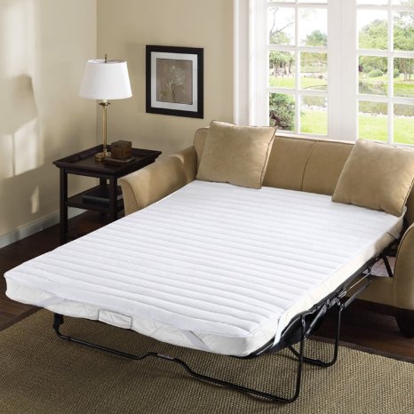 Comfort Classics Frisco Microfiber Sofa Bed Pad White 54 x 72