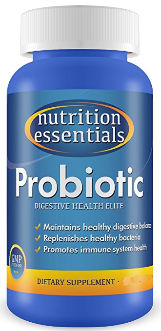 #1 BEST Probiotic Supplement - 60 Day Supply with 100% Moneyback Guarantee - Improve Digestion, Immune Function, & Bone Density. Improve Bowel Regularity, Vitamin Production, & Increase Energy with the Most Potent Probiotic Available by Nutrition Essentials (60 Tablets / 60 Day Supply)