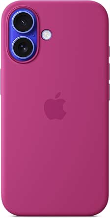 Apple iPhone 16 Silicone Case with MagSafe and Camera Control - Fuchsia ​​​​​​​