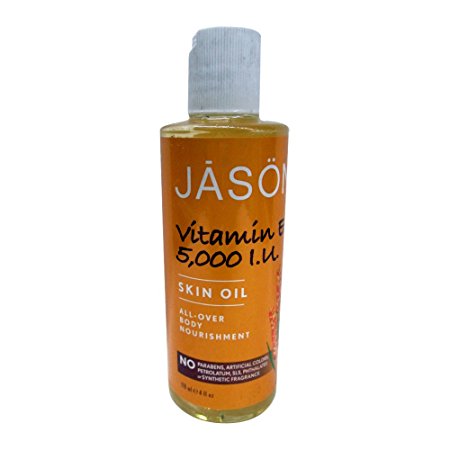 Jason Vitamin E 5, 000 Iu Oil All Over Body Nourishment Skin Oil 4 Fluid Ounces