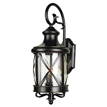 Trans Globe Lighting 5120 ROB Outdoor Chandler 19.5" Wall Lantern, Rubbed Oil Bronze