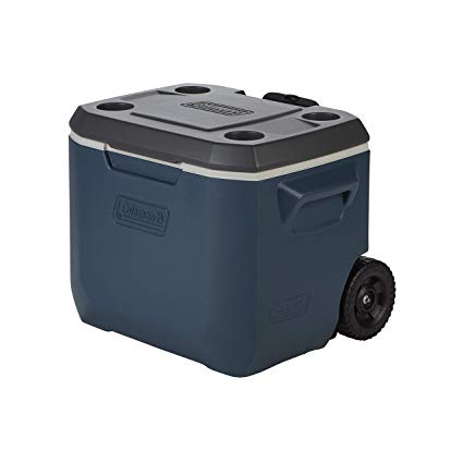 Coleman 50-Quart Xtreme 5-Day Heavy-Duty Cooler with Wheels, Slate