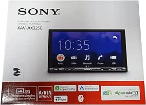 Sony XAV-AX3250 Autoradio | Media Receiver 7" Touchscreen, CarPlay, Android Auto, Weblink 2.0, DAB , A/V Eingang