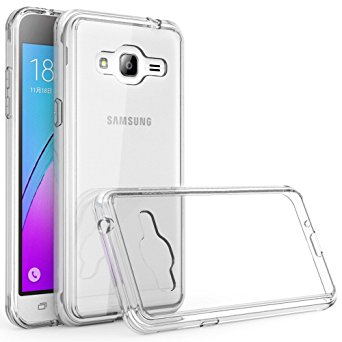 J3 Case, Express Prime Case, Amp Prime Case, ATGOIN Ultra [Slim Thin] TPU Rubber Soft Skin Silicone Protective Case Cover for Samsung Galaxy J3 / Express Prime / Amp Prime (Clear)
