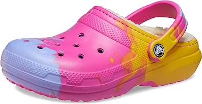 Crocs Unisex-Adult Classic Lined Tie-Dye Clog