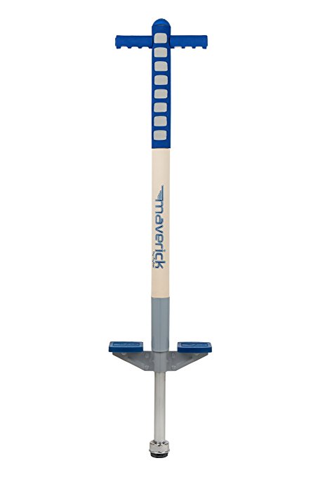 Flybar 2030 Foam Maverick Pogo Stick (Silver/Blue)