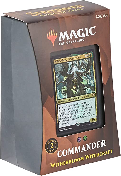 Magic The Gathering Strixhaven Commander Deck – Witherbloom Witchcraft (Black-Green)