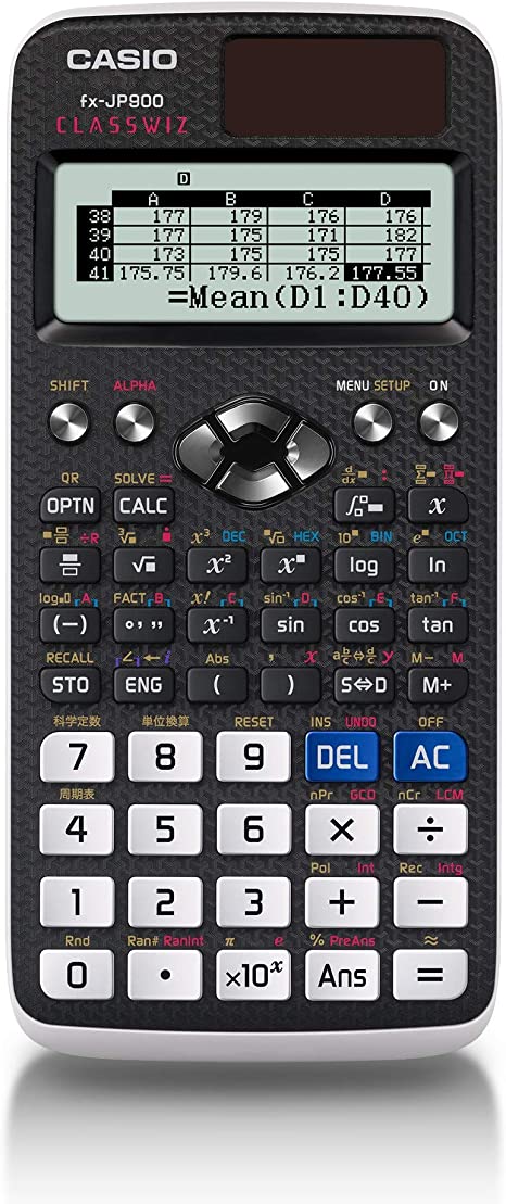 Casio scientific calculator FX-JP900-N high-definition Japanese display function and function more than 700