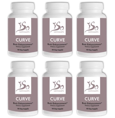 IsoSensuals CURVE | Butt Enhancement Pills (6 Bottles)
