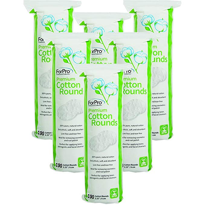For Pro Premium Cotton Rounds, 2.25 Inch, 600 Count