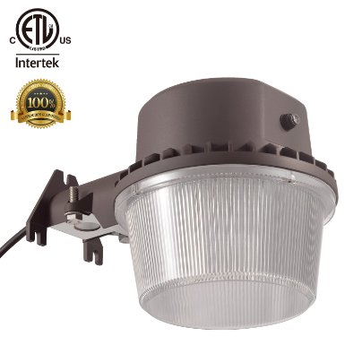 35W Dusk-to-dawn LED Outdoor Barn Light (Photocell Included), 250W Equivalent, 5000K Daylight, 3500lm Floodlight, ETL-listed Yard Light for Area Lighting, Wet Location Available, 5-year Warranty