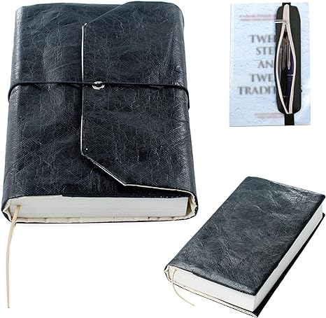 APLUFINE Book Cover-Bible Cover for Women, Men- Book Sleeve for Book Lovers-Paperback Book Protector & Hardcovers-Book Pouch with Pen Bag, Pencil Case for Bible Accessories Bible Gift Patent Pending