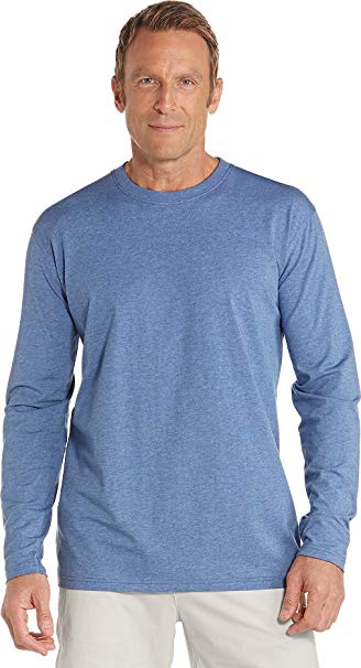 Coolibar UPF 50  Men's Long Sleeve Everyday T-Shirt - Sun Protective