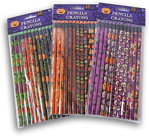 Halloween Themed Pencil Set - 24 Count