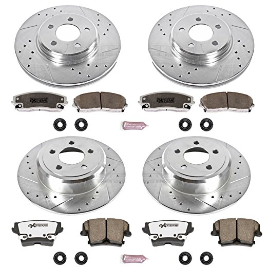 Power Stop K1715-26 1-Click Street Warrior Z26 Brake Kit