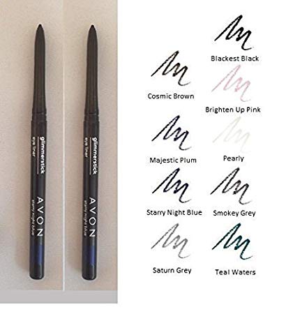 2 X Avon Glimmerstick Eyeliner - Twin pack - Two the same (Starry Night Blue)